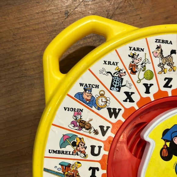 Vintage Disney See ‘N Say 1989 Mickey’s ABC A to Z Kids Toy - Picture 5 of 12